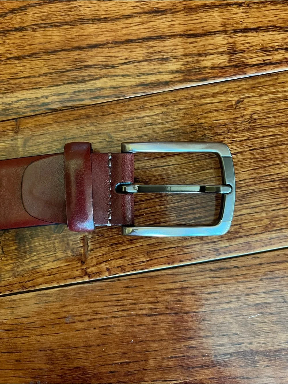 Bosca Men's Belt Old Leather Napoli Dark Brown Size 44/110